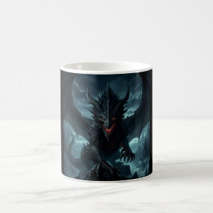 Dark, Medieval Dragon Coffee Mug