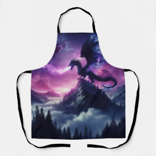 Dark, Medieval Ethereal Dragon Apron