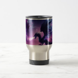 Dark, Medieval Ethereal Dragon Travel Mug