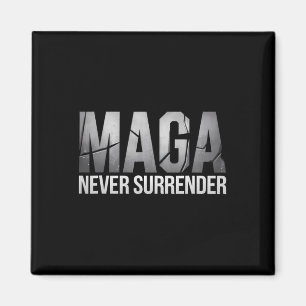 Dark Mega Trump 2024 Never Surrender  Magnet
