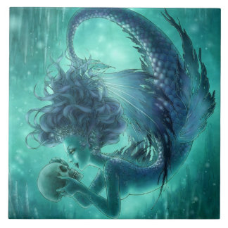 Dark Mermaid Tile - Secret Kisses
