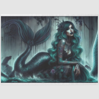 Dark Mermaid Tissue Paper