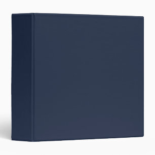 Dark Midnight Blue Binder