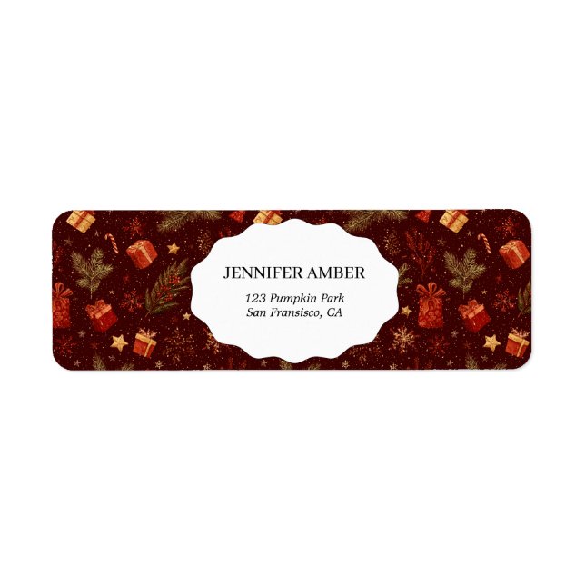  Dark Modern Festive Holiday Simple Rustic Boho (Front)