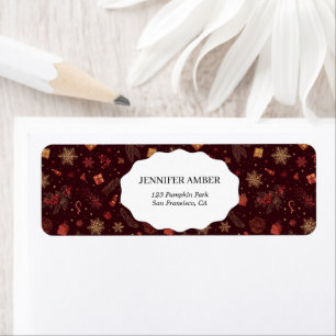 Dark Modern Festive Holiday Simple Rustic Boho