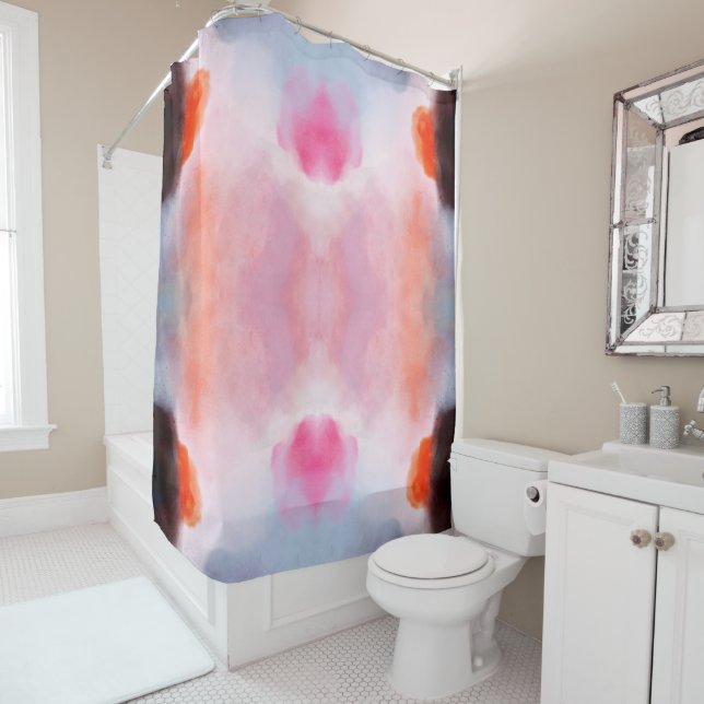 Dark Modern Watercolor Abstract (In Situ)