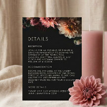 Dark Moody Dahlia Flowers