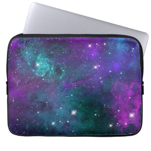 Dark Moody Galaxy Space Outer Nebula Starry Sky Laptop Sleeve