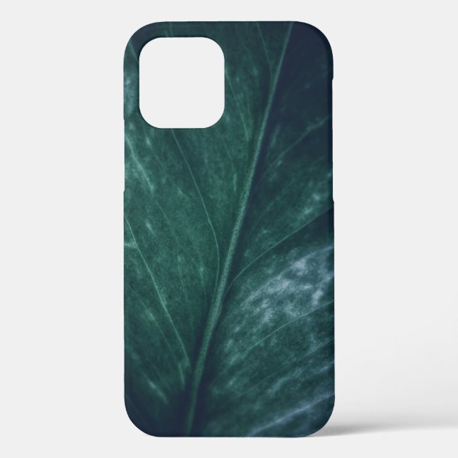 Dark moody Leaf floral Design Case-Mate iPhone Case (Back)
