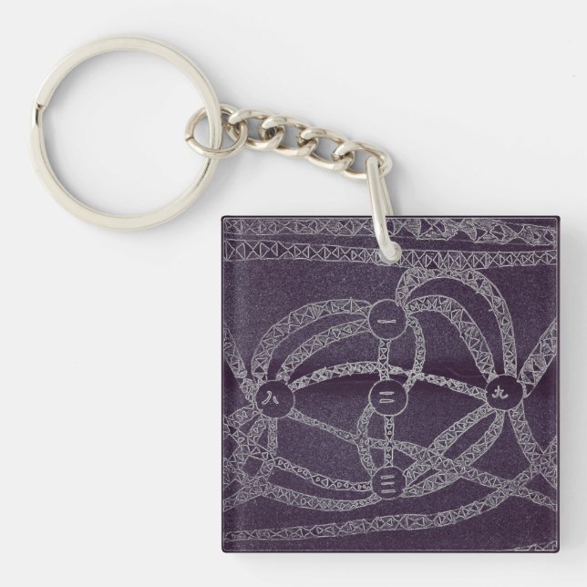 Dark moon from the other side  keychain (Front)