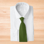Dark Moss Green Solid Color Tie<br><div class="desc">Dark Moss Green Solid Color</div>