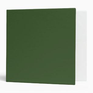 Dark Moss Green Solid Colour Binder