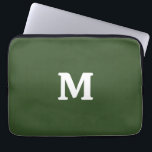 Dark Moss Green Solid Colour Laptop Sleeve<br><div class="desc">Dark Moss Green Solid Colour modern colour.</div>
