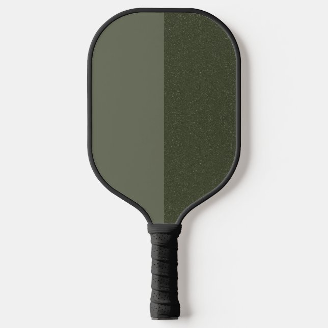 Dark Moss Split Custom Pickleball Paddle (Front)