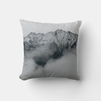 Dark mountain Design  Throw Pillow