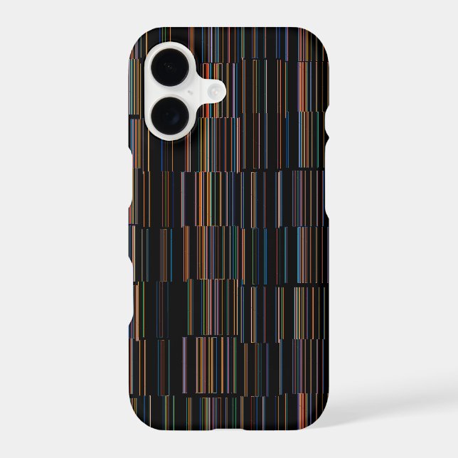 Dark Multicolored Unique Stripes (Back)