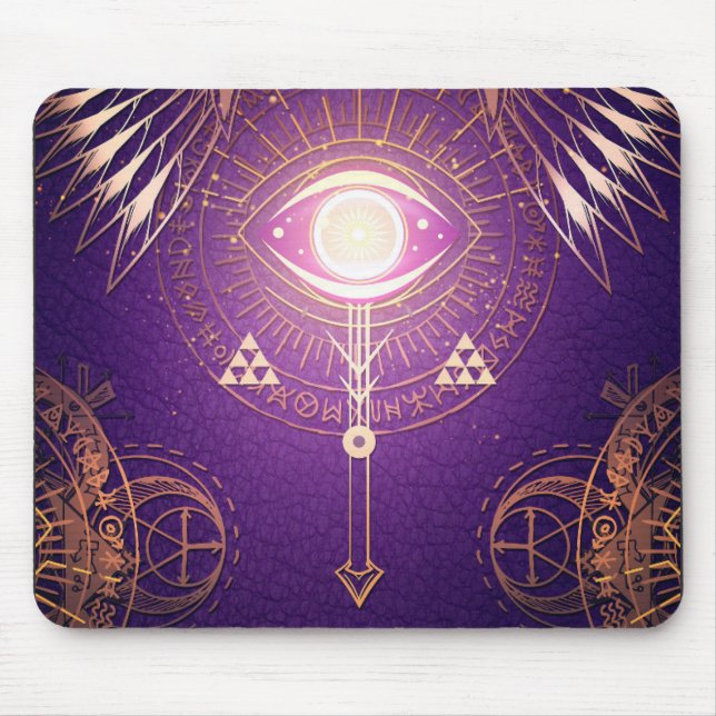 Dark Mystical Arcane Eye of Eternity Mouse Mat (Front)