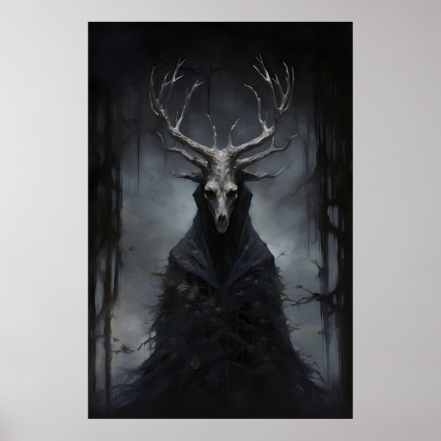 Dark Mystical Creature Dark Academia, Dark Poster (Front)