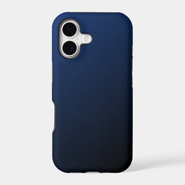 Dark Navy Blue iPhone 4/4S Case (Back)