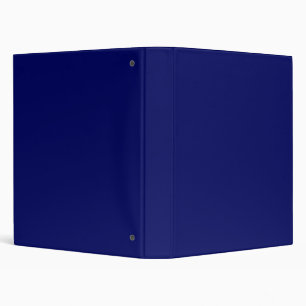Dark Navy Solid Colour Binder