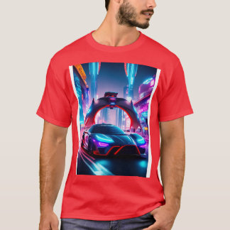 Dark Neon Sports in Asian Neon City 1 T-Shirt