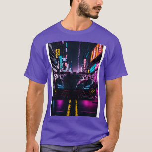 Dark Neon Sports  in Japanese Neon City 17 T-Shirt