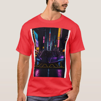 Dark Neon Sports  in Japanese Neon City 25 T-Shirt