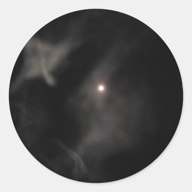 dark night sky sticker (Front)