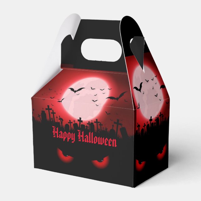 Dark Night Watchers Gable Favor Box (Front Side)