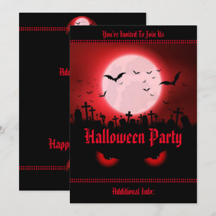 Dark Night Watchers Invitation