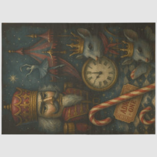 Dark Nutcracker Ballet   Gothic Christmas Fantasy  Tissue Paper