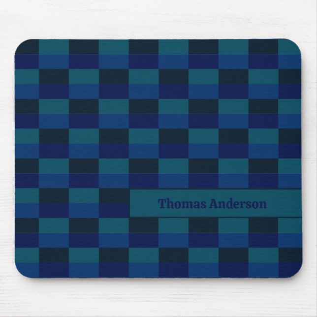 Dark Ocean at Night Colours Mouse Pad (Front)