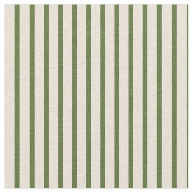 Dark Olive Green & Bisque Coloured Pattern Fabric (Close Up)