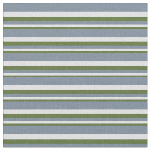 Dark Olive Green, Lavender & Light Slate Grey Fabric