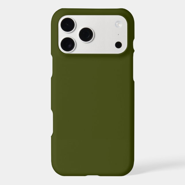 Dark olive green solid colour (Back)