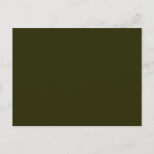 Dark Olive Green Color Postcards