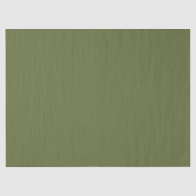 Dark Olive Green  Tissue Paper (Front)
