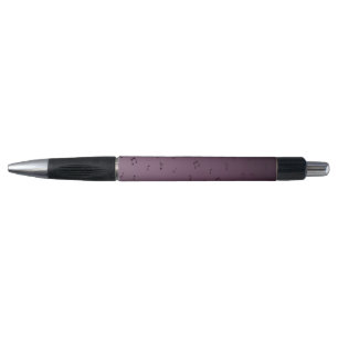 Dark Ombre Musical Notes Mauve Pen