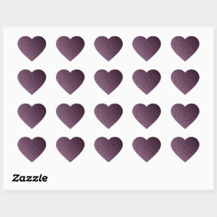 Dark Ombre Musical Notes Sticker Coeur