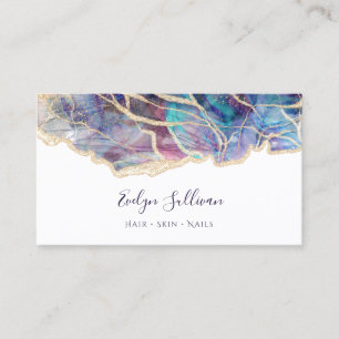 dark opal design business card