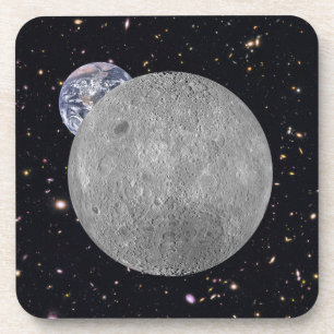 Dark or Far Side of the Moon Starry Sky Coaster