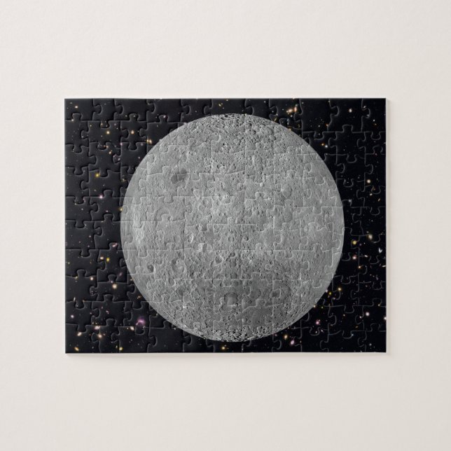 Dark or Far Side of the Moon Starry Sky Jigsaw Puzzle (Horizontal)