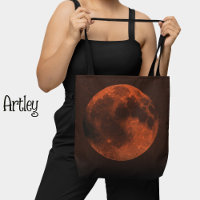 Dark Orange Copper Moon Gothic Witchy 