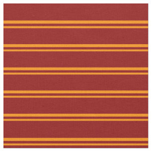 Dark Orange & Dark Red Coloured Pattern Fabric