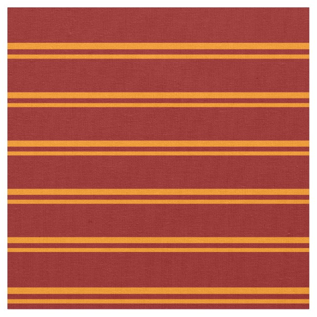 Dark Orange & Dark Red Coloured Pattern Fabric (Close Up)