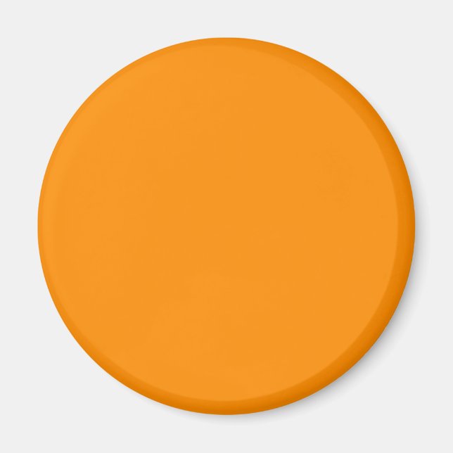 Dark Orange FF8C00 Colour with Add Your Name Optio Magnet (Front)