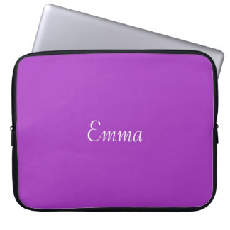 Dark Orchid Personalized Laptop Sleeve