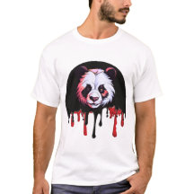  Dark Panda with Dripping Blood