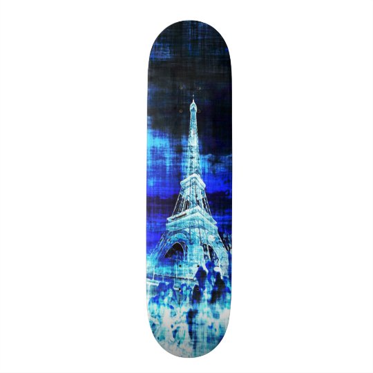 Dark Paris Grunge Element Pro Board Custom Skate Board
