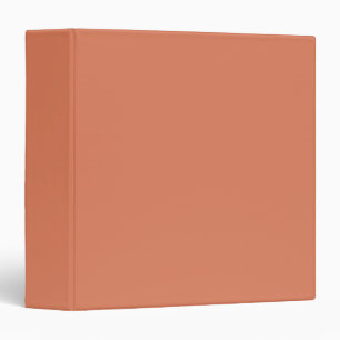 Dark Peach (solid colour) Binder